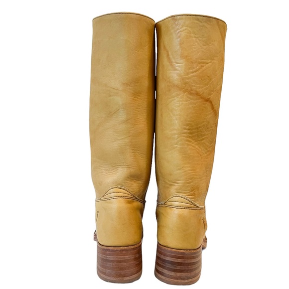 Frye Banana Yellow Leather Campus Boot - Picture 5 of 14